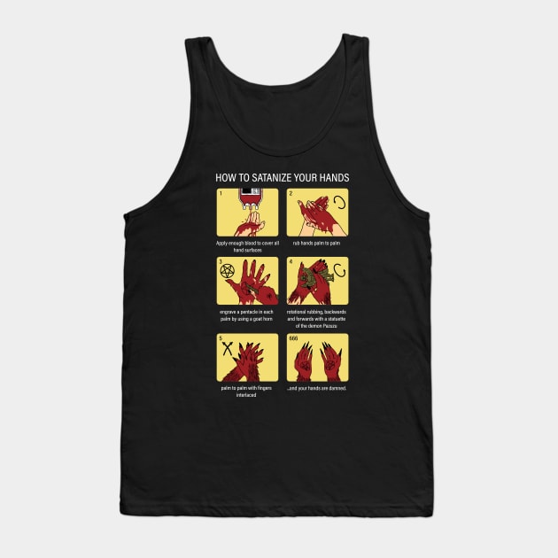 How to satanize your hands Tank Top by uormol